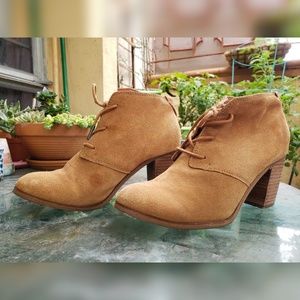 TOMS camel booties
